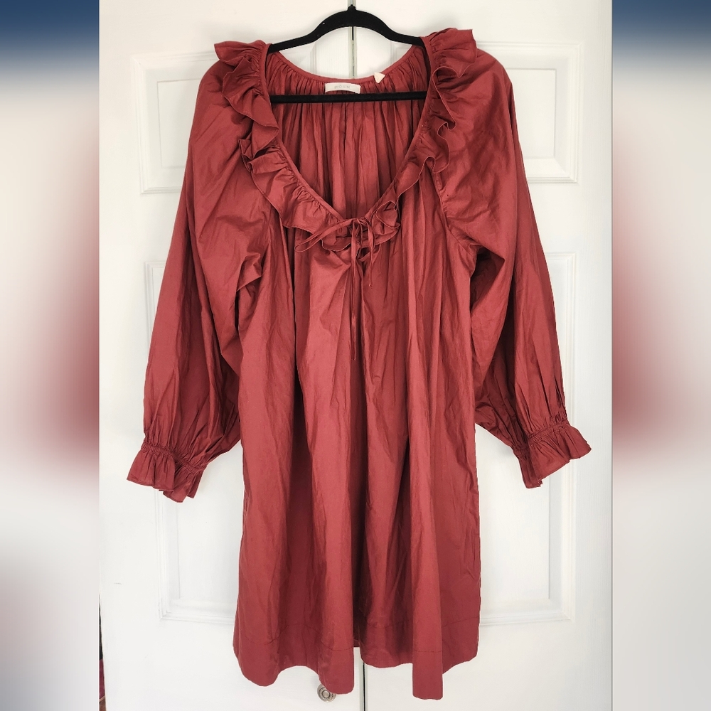 Doen Ruffle Neck Dress